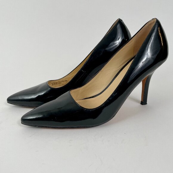 Women's Cole Haan Mckeyla Stiletto Pump, Black Patent Leather, Size 8 - Picture 6 of 10